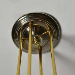 1970's Four Light Italian Pendant -chairish shop 1970s four light italian pendant 5402