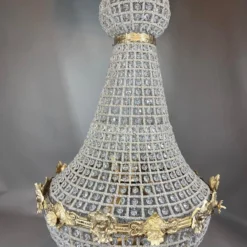 1970's French Louis XVI Style French Style Bronze Chandeliers - A Pair -chairish shop 1970s french louis xvi style french style bronze chandeliers a pair 3633