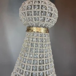 1970's French Louis XVI Style French Style Empire Bronze Chandelier -chairish shop 1970s french louis xvi style french style empire bronze chandelier 7961