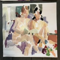 1970’s Gallery Wall Collection-3 Vintage Abstract Expressionist Nude Figure Paintings -Set Of 3 -chairish shop 1970s gallery wall collection 3 vintage abstract expressionist nude figure paintings set of 3 3914