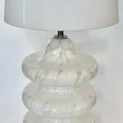 1970's Italian Carlo Nason For Mazzega Murano Glass Four Tiered Table Lamp -chairish shop 1970s italian carlo nason for mazzega murano glass four tiered table lamp 0141 scaled