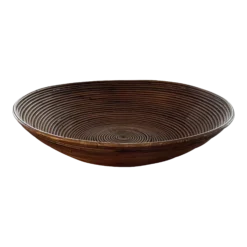 1970’s Large Pencil Reed Footed Bowl