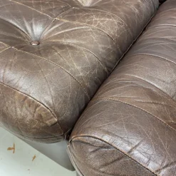 1970’s Leather Sofa, Denmark -chairish shop 1970s leather sofa denmark 2354