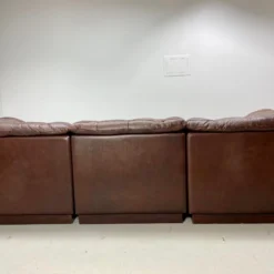 1970’s Leather Sofa, Denmark -chairish shop 1970s leather sofa denmark 4397 scaled