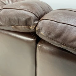 1970’s Leather Sofa, Denmark -chairish shop 1970s leather sofa denmark 4917