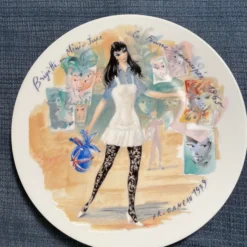 1970’s Limoges Plates - Fashion - Les Femmes Du Siecle Henri D'Arceau Women Of The Century Collector Plates - Set Of 8 -chairish shop 1970s limoges plates fashion les femmes du siecle henri darceau women of the century collector plates set of 8 3257 scaled