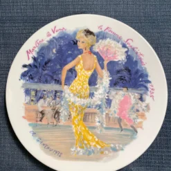 1970’s Limoges Plates - Fashion - Les Femmes Du Siecle Henri D'Arceau Women Of The Century Collector Plates - Set Of 8 -chairish shop 1970s limoges plates fashion les femmes du siecle henri darceau women of the century collector plates set of 8 5418 scaled