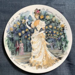 1970’s Limoges Plates - Fashion - Les Femmes Du Siecle Henri D'Arceau Women Of The Century Collector Plates - Set Of 8 -chairish shop 1970s limoges plates fashion les femmes du siecle henri darceau women of the century collector plates set of 8 9596 scaled