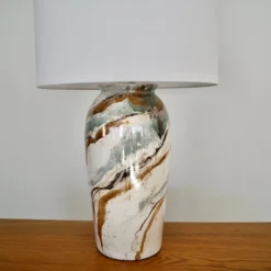 1970's Mid-Century Modern Glazed Ceramic Table Lamp 13 1970's Mid-Century Modern Glazed Ceramic Table Lamp -chairish shop 1970s mid century modern glazed ceramic table lamp 3791 scaled