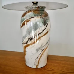 1970's Mid-Century Modern Glazed Ceramic Table Lamp 14 1970's Mid-Century Modern Glazed Ceramic Table Lamp -chairish shop 1970s mid century modern glazed ceramic table lamp 4801 scaled