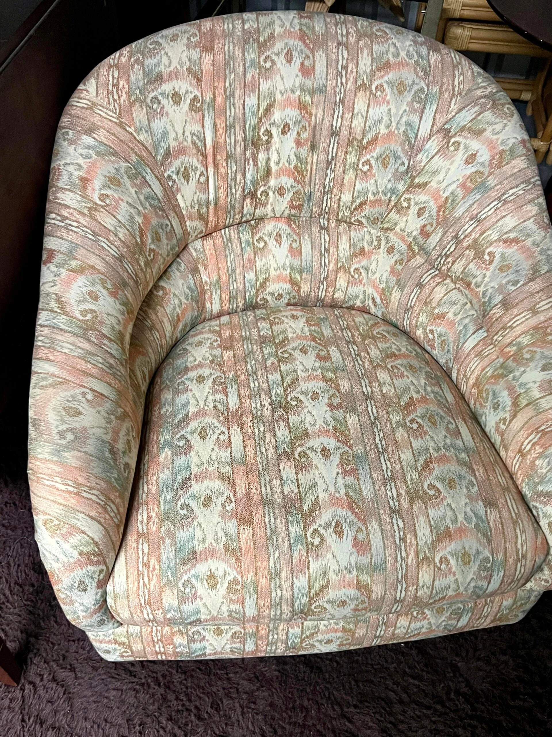 1970’s Milo Baughman Style Swivel Lounge Chair 8 1970’s Milo Baughman Style Swivel Lounge Chair - Image 8