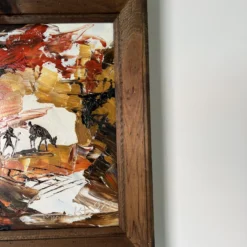 1970's Morris Katz Expressionist Abstract Oil Painting -chairish shop 1970s morris katz expressionist abstract oil painting 2810 scaled