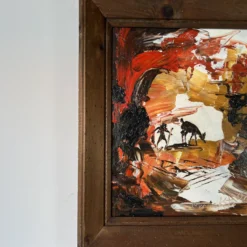 1970's Morris Katz Expressionist Abstract Oil Painting -chairish shop 1970s morris katz expressionist abstract oil painting 3421 scaled
