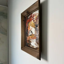 1970's Morris Katz Expressionist Abstract Oil Painting -chairish shop 1970s morris katz expressionist abstract oil painting 4060 scaled