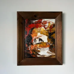 1970's Morris Katz Expressionist Abstract Oil Painting -chairish shop 1970s morris katz expressionist abstract oil painting 9184 scaled