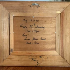 1970’s Original Sailboat Palette Knife Oil Painting Signed -chairish shop 1970s original sailboat palette knife oil painting signed 0619 scaled