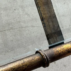 1970’s Regency Faux Bamboo Gilded Metal Three Tiered Console -chairish shop 1970s regency faux bamboo gilded metal three tiered console 5689 scaled