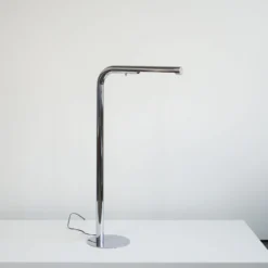 1970's Robert Sonneman Chrome Tube Floor Lamp Reading Light -chairish shop 1970s robert sonneman chrome tube floor lamp reading light 2450 scaled