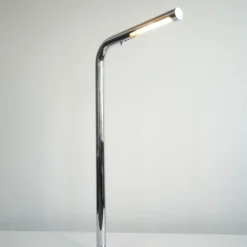 1970's Robert Sonneman Chrome Tube Floor Lamp Reading Light -chairish shop 1970s robert sonneman chrome tube floor lamp reading light 2956 scaled
