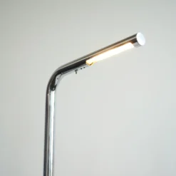 1970's Robert Sonneman Chrome Tube Floor Lamp Reading Light -chairish shop 1970s robert sonneman chrome tube floor lamp reading light 4524 scaled
