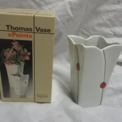 1970's Thomas Porcelain Flower Vase Decor Made In Germany -chairish shop 1970s thomas porcelain flower vase decor made in germany 3265