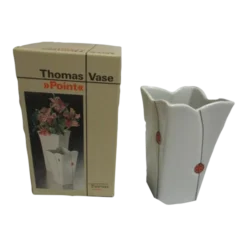 1970's Thomas Porcelain Flower Vase Decor Made In Germany