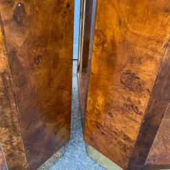 1970’s Thomasville Burlwood And Brass Side Tables -chairish shop 1970s thomasville burlwood and brass side tables 7184 scaled