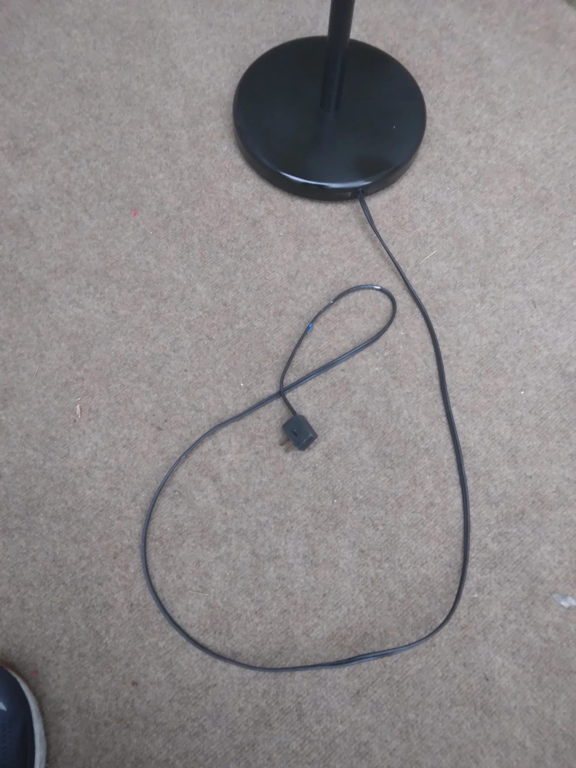 1970's Three Shaded Black Floor Lamp 5 1970's Three Shaded Black Floor Lamp - Image 5