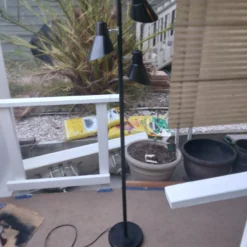 1970's Three Shaded Black Floor Lamp 9 1970's Three Shaded Black Floor Lamp -chairish shop 1970s three shaded black floor lamp 3752 scaled