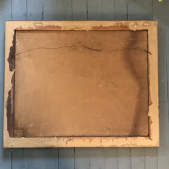 1970’s Vintage Modernist Abstract Expressionist Female Nude Painting Ornate Vintage Frame -chairish shop 1970s vintage modernist abstract expressionist female nude painting ornate vintage frame 2378