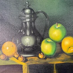 1970's Vintage Paula K. Still Life Oil On Canvas Painting, Framed -chairish shop 1970s vintage paula k still life oil on canvas painting framed 0162 scaled