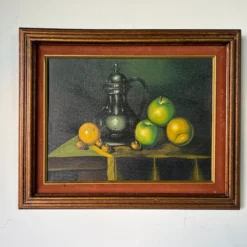 1970's Vintage Paula K. Still Life Oil On Canvas Painting, Framed -chairish shop 1970s vintage paula k still life oil on canvas painting framed 5206 scaled