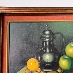 1970's Vintage Paula K. Still Life Oil On Canvas Painting, Framed -chairish shop 1970s vintage paula k still life oil on canvas painting framed 7718 scaled