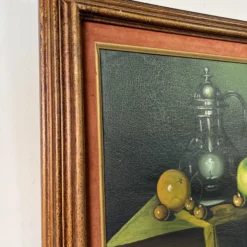 1970's Vintage Paula K. Still Life Oil On Canvas Painting, Framed -chairish shop 1970s vintage paula k still life oil on canvas painting framed 9319 scaled