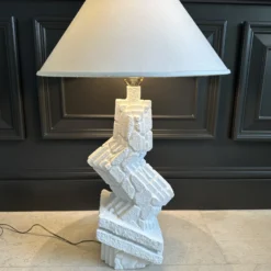 1970’s Vintage Zig Zag Plaster Table Lamp By Ziggaraut 14 1970’s Vintage Zig Zag Plaster Table Lamp By Ziggaraut -chairish shop 1970s vintage zig zag plaster table lamp by ziggaraut 2338 scaled