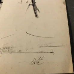 1980’s 2 Original Abstract Paintings Black & White Signed Licht- A Pair -chairish shop 1980s 2 original abstract paintings black and white signed licht a pair 7996