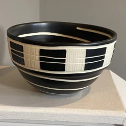 1980's Abstract Hand Thrown Barney’s New York Decorative Bowl -chairish shop 1980s abstract hand thrown barneys new york decorative bowl 0312 scaled