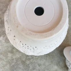 1980's, Chinese Blanc De Chine Reticulated White Ginger Jars- - A Pair -chairish shop 1980s chinese blanc de chine reticulated white ginger jars a pair 9360 scaled