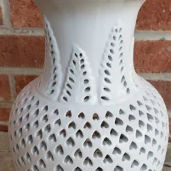 1980's, Chinese Blanc De Chine Reticulated White Vases- - A Pair -chairish shop 1980s chinese blanc de chine reticulated white vases a pair 4838 scaled