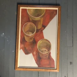 1980’s Contemporary Still Life Painting With Clay Pots Framed -chairish shop 1980s contemporary still life painting with clay pots framed 2002