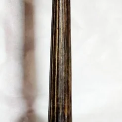 1980's Faux Painted Metal Obelisk -chairish shop 1980s faux painted metal obelisk 6318 scaled