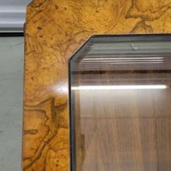 1980’s Gordon’s Art Deco Revival Burl Wood Coffee Cocktail Table -chairish shop 1980s gordons art deco revival burl wood coffee cocktail table 3538