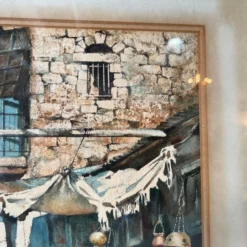 1980's Gustave Wander Impressionist Watercolor Painting -chairish shop 1980s gustave wander impressionist watercolor painting 2896 scaled