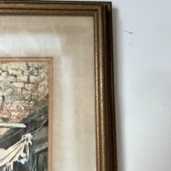 1980's Gustave Wander Impressionist Watercolor Painting -chairish shop 1980s gustave wander impressionist watercolor painting 6371 scaled