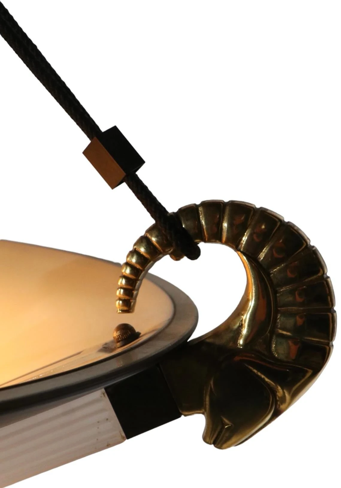 1980's Hollywood Regency Hanging Fixture Chandelier By Nulco 3 1980's Hollywood Regency Hanging Fixture Chandelier By Nulco - Image 3