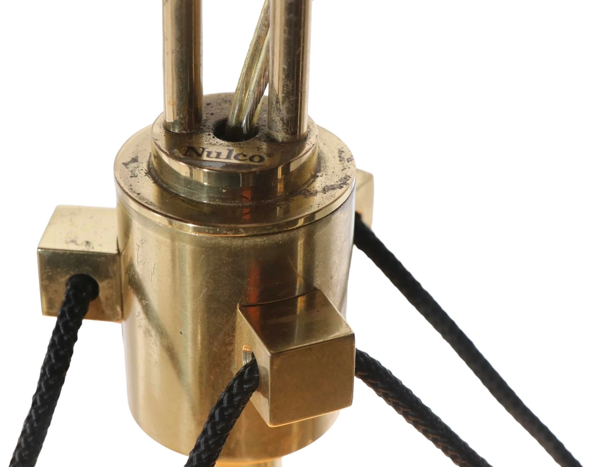 1980's Hollywood Regency Hanging Fixture Chandelier By Nulco 6 1980's Hollywood Regency Hanging Fixture Chandelier By Nulco - Image 6