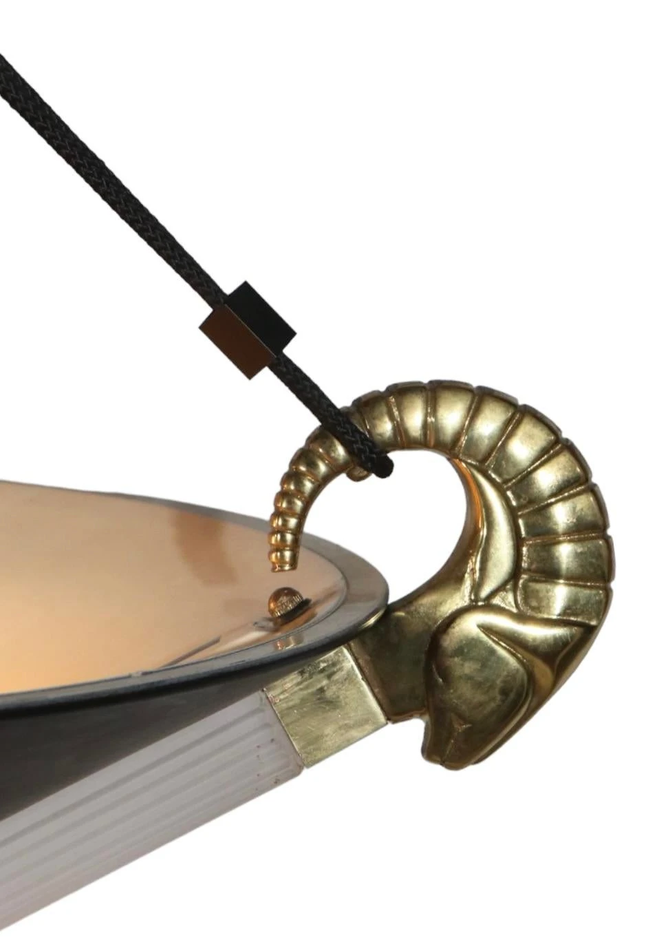 1980's Hollywood Regency Hanging Fixture Chandelier By Nulco 9 1980's Hollywood Regency Hanging Fixture Chandelier By Nulco - Image 9