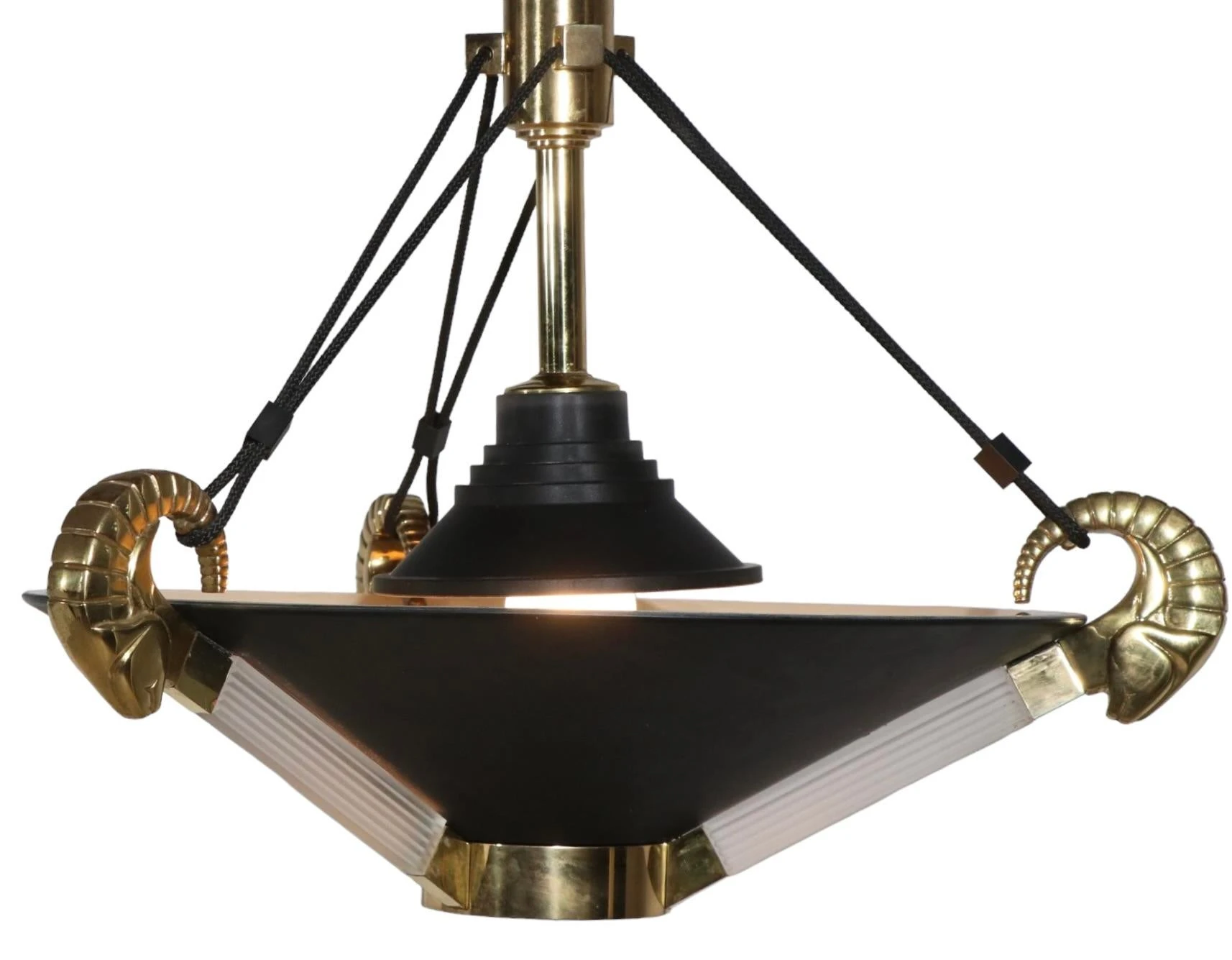 1980's Hollywood Regency Hanging Fixture Chandelier By Nulco 10 1980's Hollywood Regency Hanging Fixture Chandelier By Nulco - Image 10