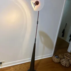 1980's Italian Arteluce Lighting Pier Ramella Telescopic Floor Lamp Club Mod. 1195 -chairish shop 1980s italian arteluce lighting pier ramella telescopic floor lamp club mod 1195 2825