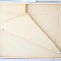 1980's Large Abstract Geometric Mixed-Media Shadow Box Painting By Johnston 18 1980's Large Abstract Geometric Mixed-Media Shadow Box Painting By Johnston -chairish shop 1980s large abstract geometric mixed media shadow box painting by johnston 9695 scaled